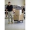 Rubbermaid Commercial Utility Duty Triple Trolley, Plastic; Structural Foam, 500 lb Load Capacity, 20.5" W, 32.5" H RCP440100BK - alternate 2